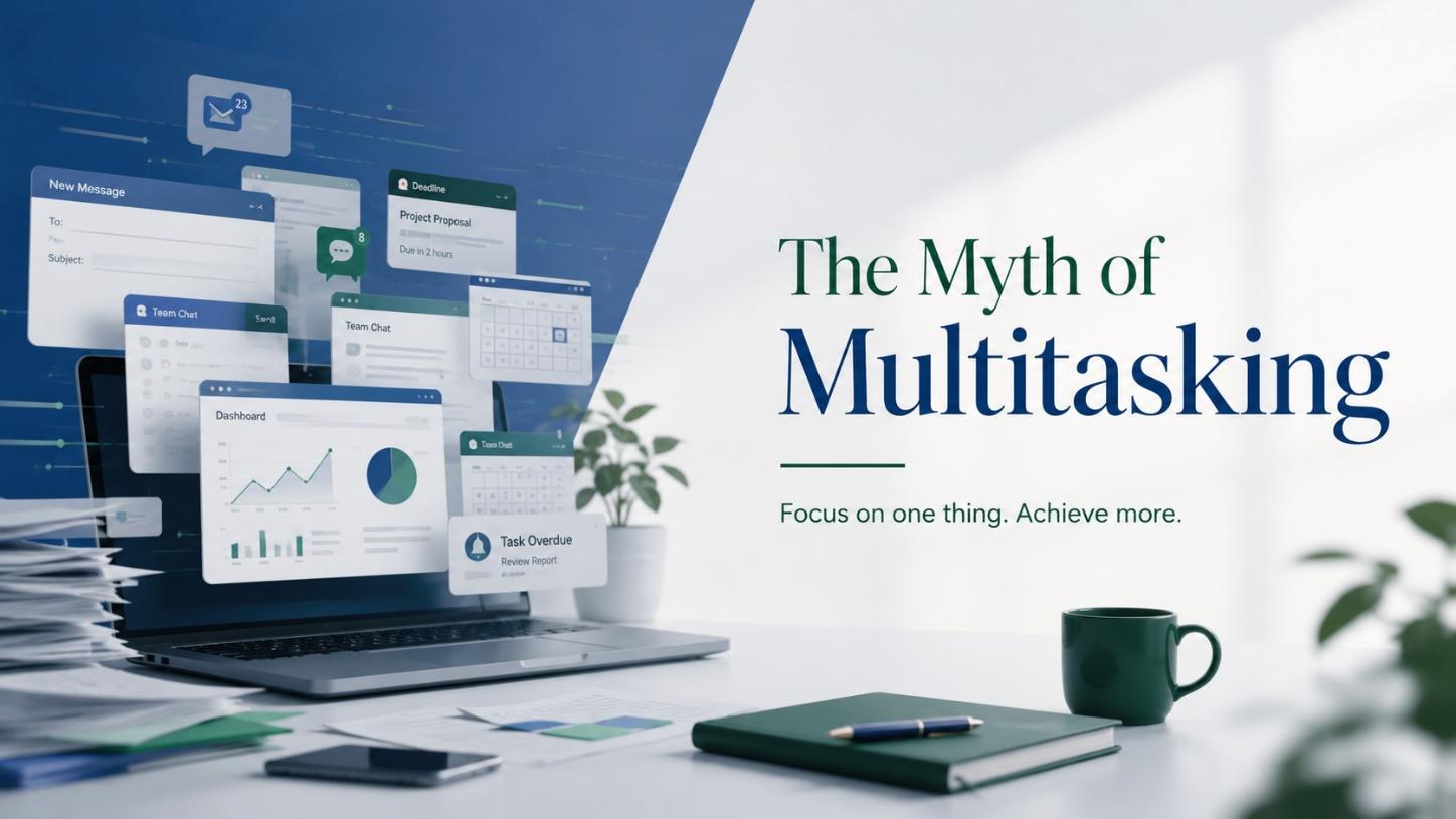 Le mythe du multitâche (Concentrez-vous sur une chose. Atteignez plus)